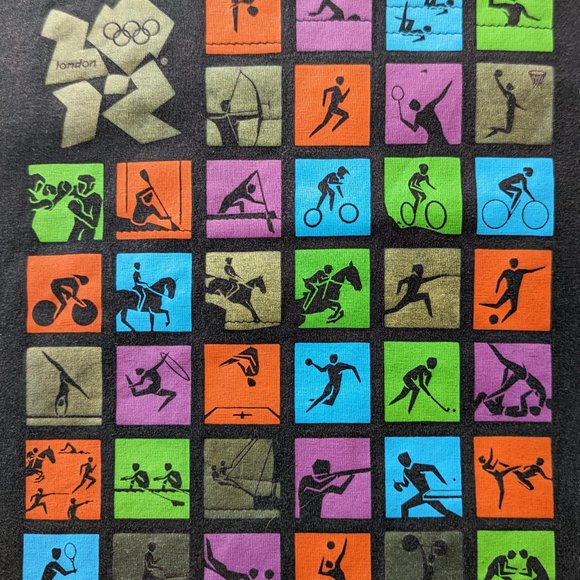 2012 London Olympics Adidas Pictogram Tee (Like New) - Picture 4 of 4